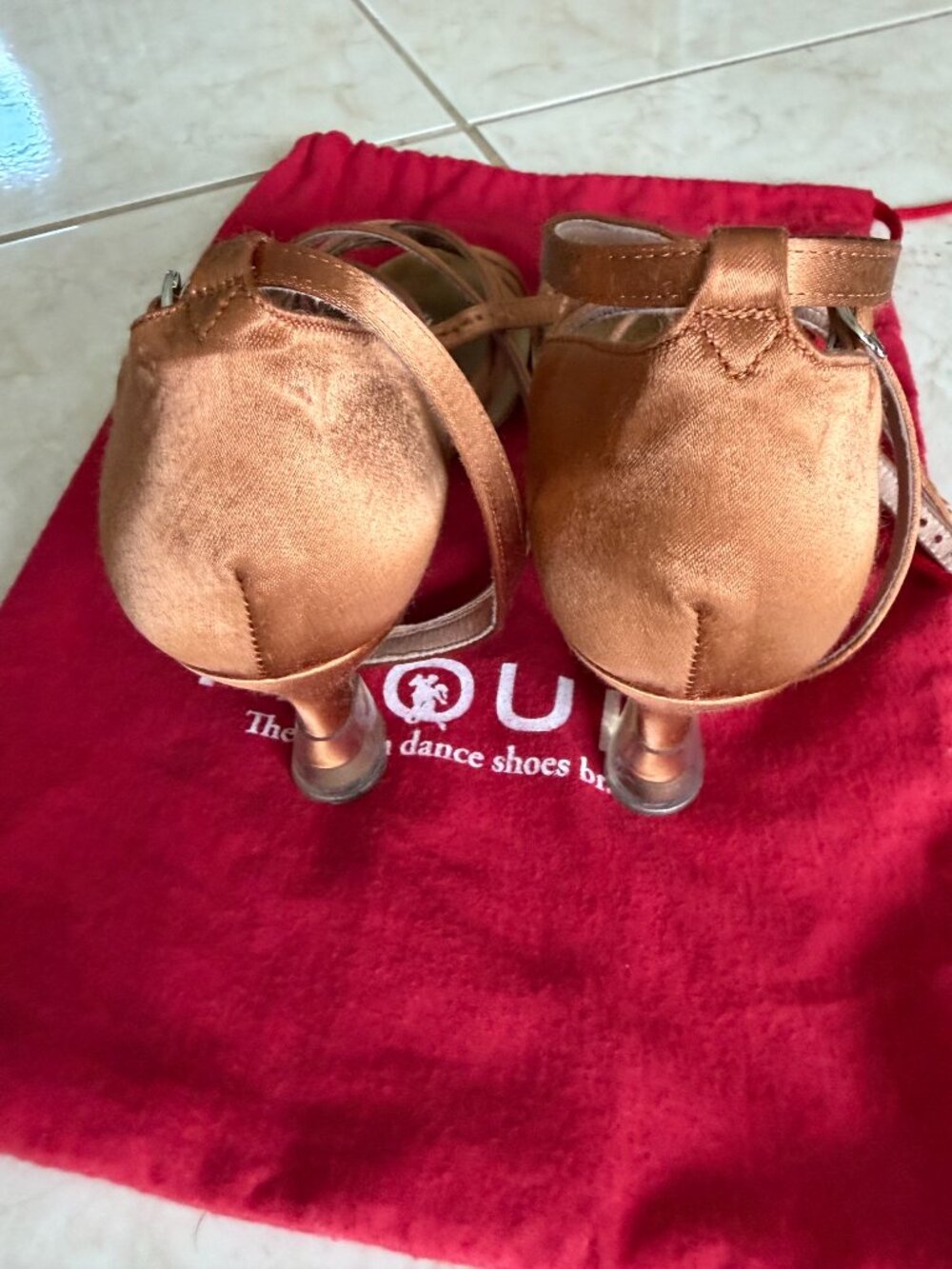 PAOUL Women's Latin Dance Heels - Size - Picture 3 of 4